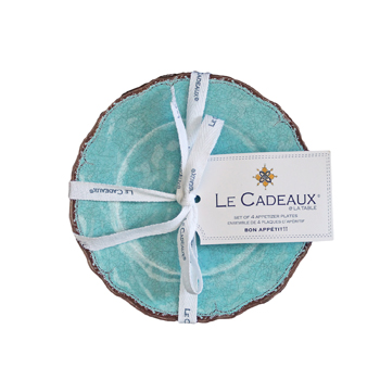 Antiqua Turquoise Appetizer Set